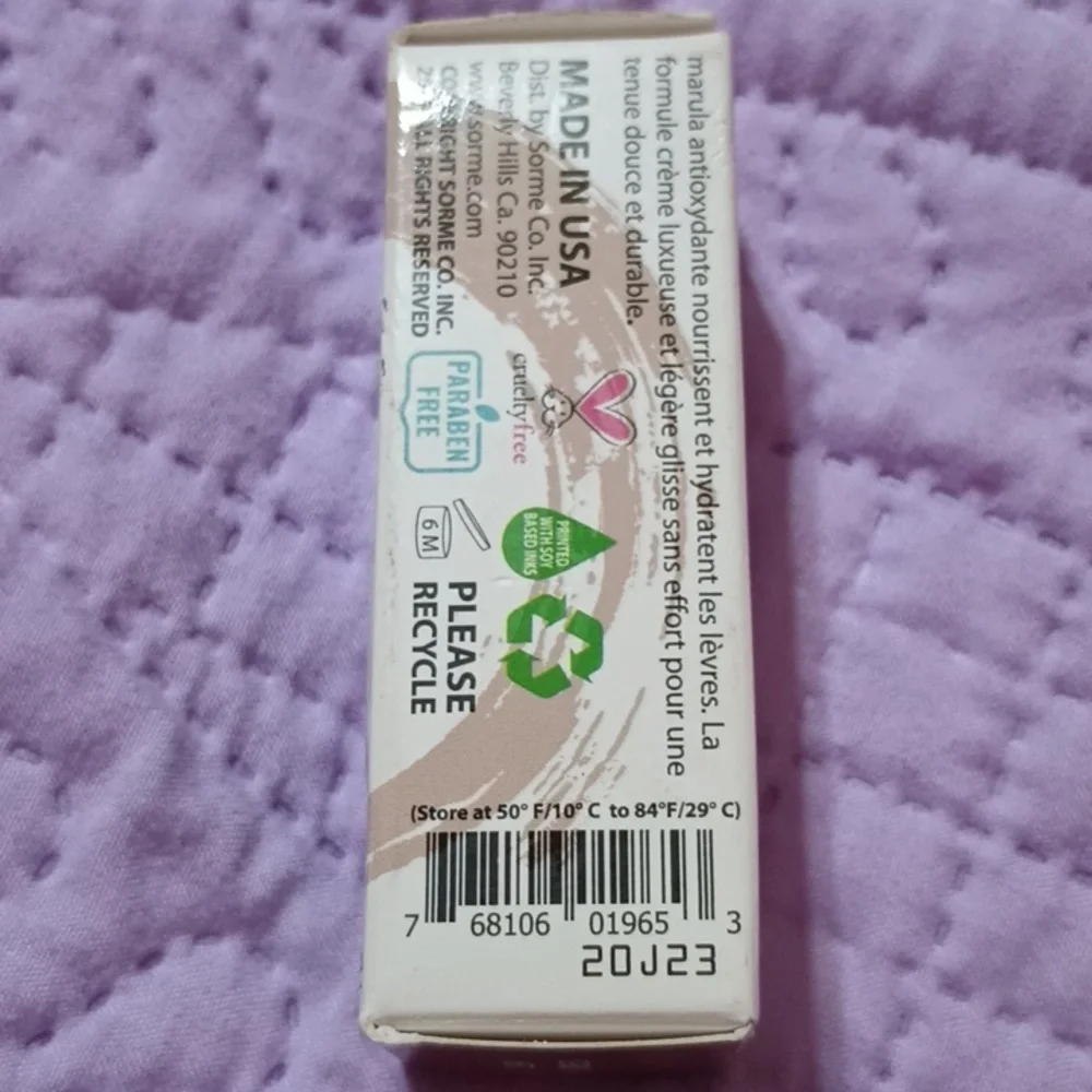Sorme Hydromoist Luxurious Lipstick with Mario's Oil 259 Vibes